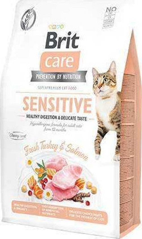 Hipoalerjenik Sensitive Hindi ve Somonlu Tahılsız Hassas Kedi Maması 7 Kg - Farmapets