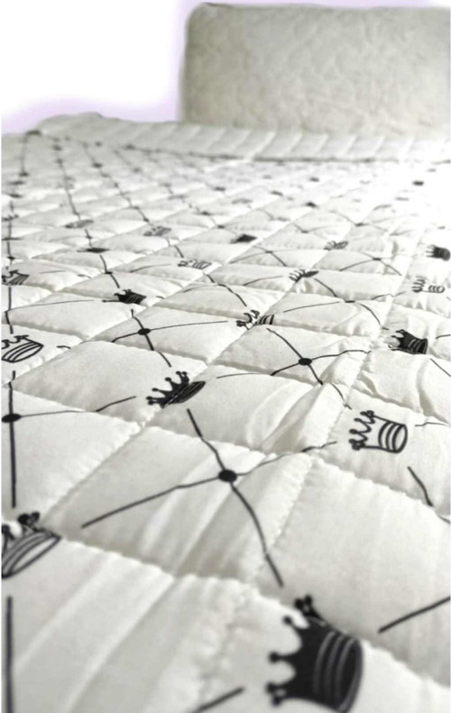 Taç Desenli Çift Taraflı 7kg 150x200 Ağır Yorgan/Battaniye
