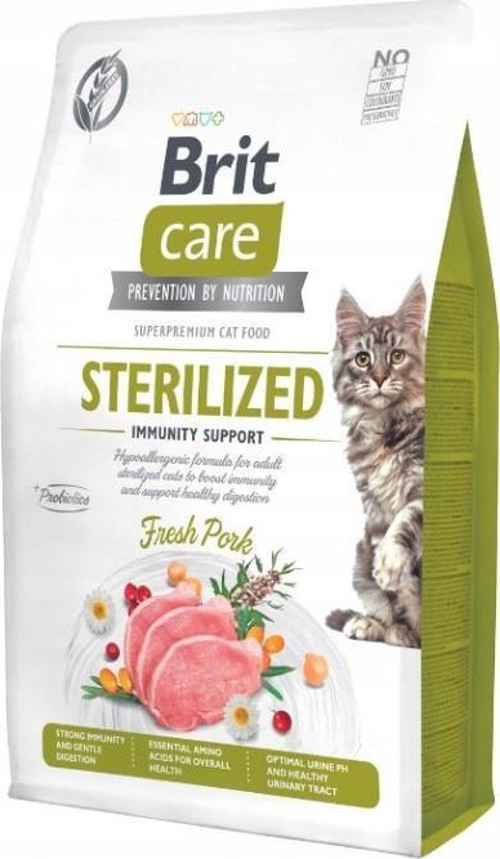 Immunity Support Domuz Etli Tahılsız Kısırlaştırılmış Kedi Maması 2kg