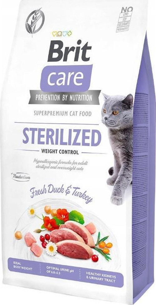 Tahılsız Kilo Dengeleyici Ördekli Kısır Kedi Maması 2 Kg