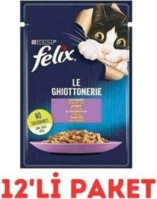 Kuzu Etli Kedi Yaş Maması 85 Gr 12'Li Paket