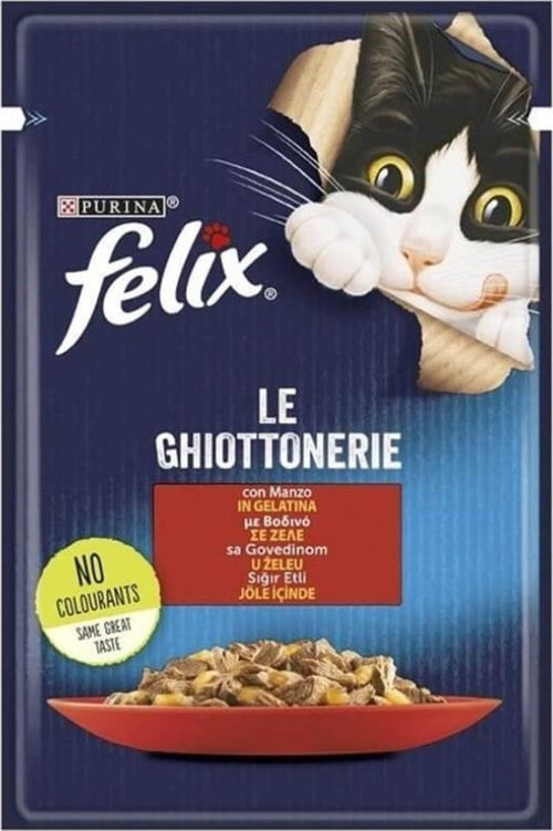 Sığır Etli Yetişkin Kedi Konservesi Pouch 85 Gr