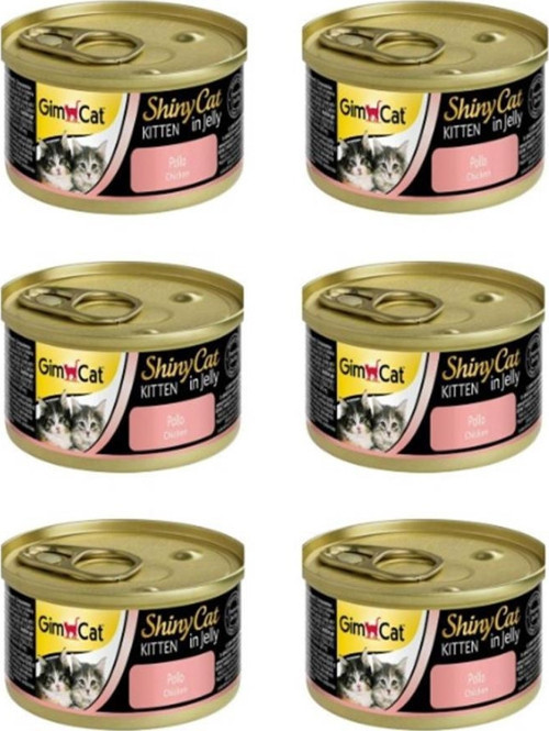 Shinycat Tavuk Etli Yavru Kedi Konsevesi 6x70 Gr - KONG
