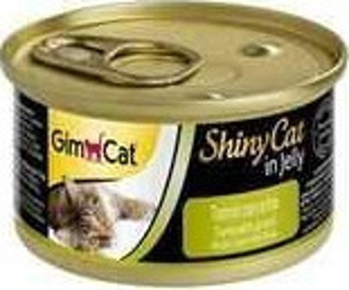 Shinycat Tuna Balıklı Çimenli Yetişkin Kedi Konservesi 70 Gr - KONG