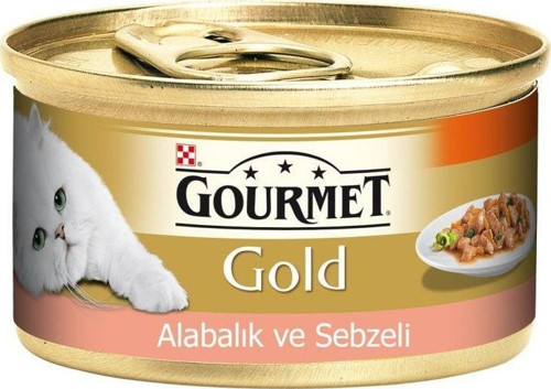 Alabalık ve Sebzeli Yetişkin Kedi Konservesi 85 gr - Farmapets