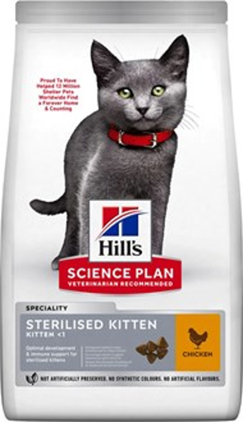 Hills Sterilized Kitten Tavuklu Kısırlaştırılmış Yavru Kedi Maması 10kg