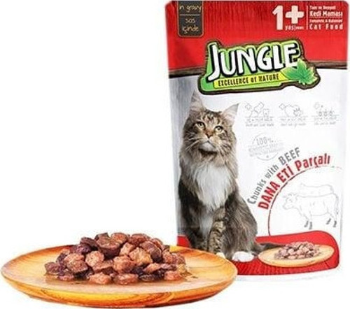 Dana Etli Pouch Yetişkin Kedi Konservesi 85 Gr - KONG