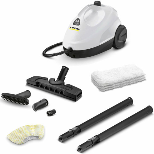 KST 2 + Cloth Set 1500W 3.2 Bar Buharlı Temizlik Makinesi - Beyaz