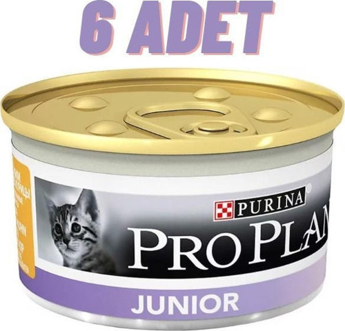 Junior Chicken Yavru Kedi Konservesi 6x85 Gr
