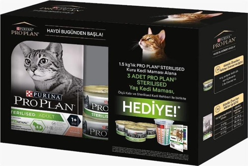 Sterilised Somon Yetişkin Kedi Maması 1,5 Kg + Paketli - KONG