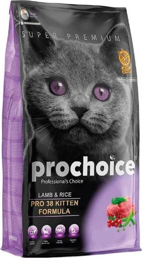 Pro38 Kitten Lamb Kuzulu Yavru Kedi Maması 15 kg