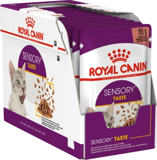 Sensory Taste Pouch Yaş Kedi Maması 85 Gr 12'Li Paket