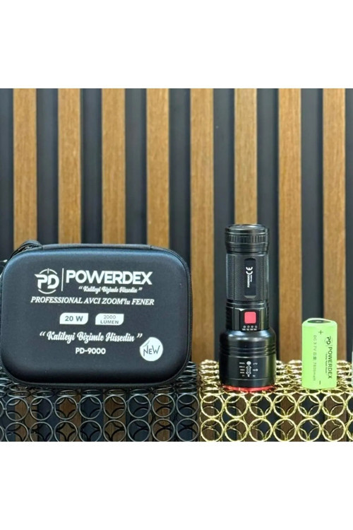 Pd-9000 Profesyonel Avcı Feneri 20W 2000 Lümen