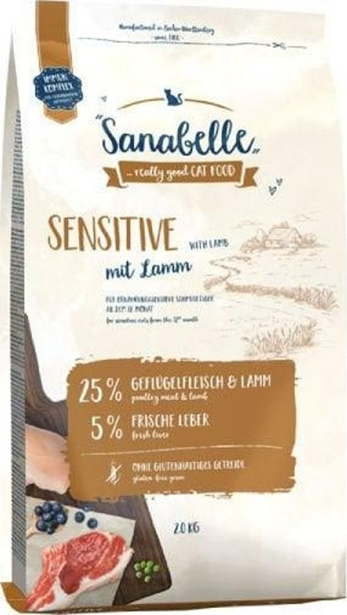 Sensitive Tahılsız Kuzu Etli Hassas Yetişkin Kedi Maması 2 Kg