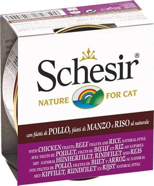 Tavuk ve Sığır Etli Naturel Kedi Konservesi 85 Gr - KONG