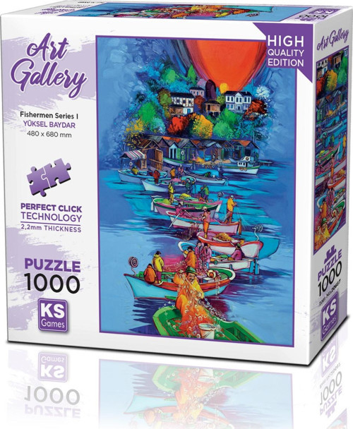 Puzzle 1000 Parça Art Gallery Fishermen Series I