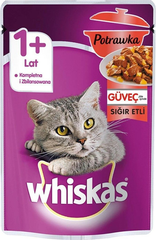 Pouch Pure Delight Jöle İçinde Sığır Etli Yetişkin Kedi Konservesi 85gr