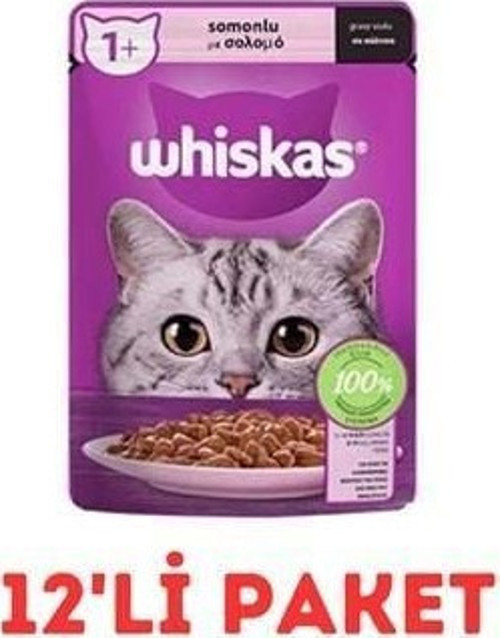 Somonlu Kedi Yaş Maması (85 gr) 12'Li Paket