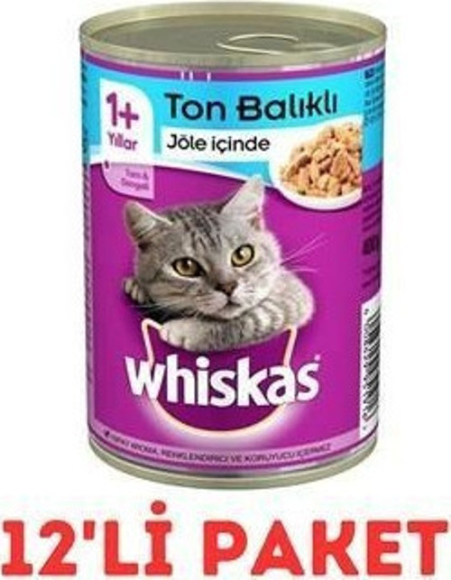 Ton Balıklı Kedi Konserve 400 Gr 12'Li Paket