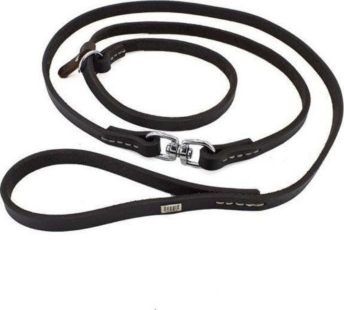 Yağlı Deri Boğma Eğitim Köpek Gezdirme Tasması Small Kahverengi 1.1x150 Cm