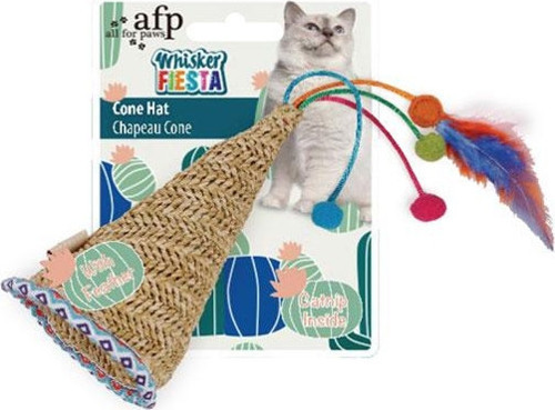 Whisker Fiesta - Hasır Koni Şapka Oyuncak