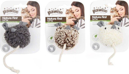 Simple Cat Peluş Sesli Fare Kedi Oyuncağı
