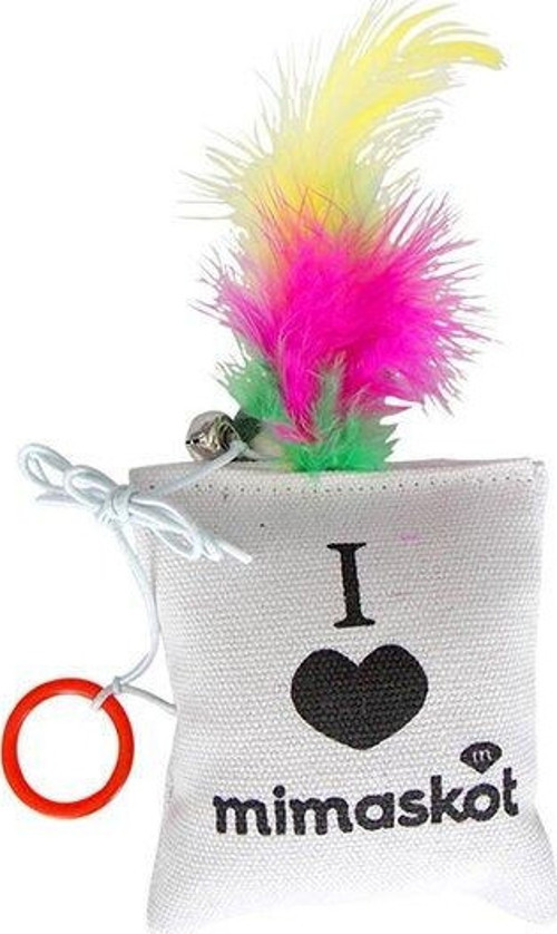 Parmağa Takılan Kedi Oyuncağı Tüylü Peluş 8x9 Cm