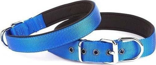 Comfort Dokuma Köpek Boyun Tasması Medium Mavi 2.5x37-45 Cm