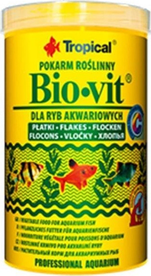 Bio-Vit Bitkisel İçerikli Pul Balık Yemi 100 Ml 20 Gr