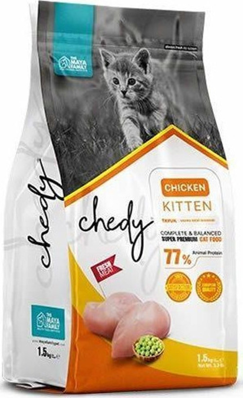 Cat Kitten Tavuk Etli Kedi Maması 1.5 KG
