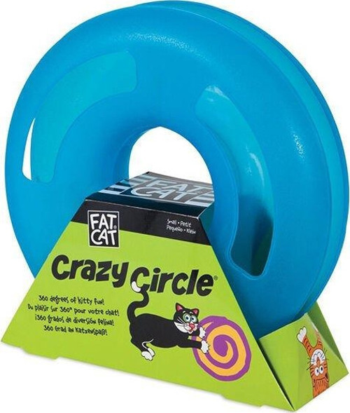 Crazy Circle Toplu Kedi Oyuncağı Mavi