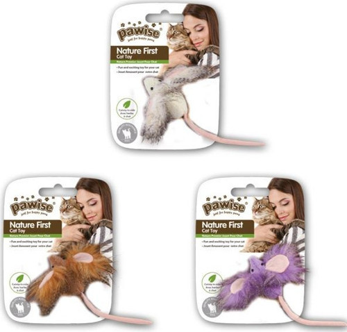 Catnipli Peluş Fare Kedi Oyuncağı 6 cm
