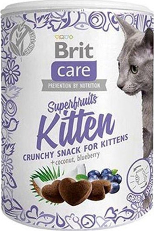 Süper Fruits Hindistan Cevizli ve Yaban Mersinli Yavru Kedi Ödül Maması 100 Gr