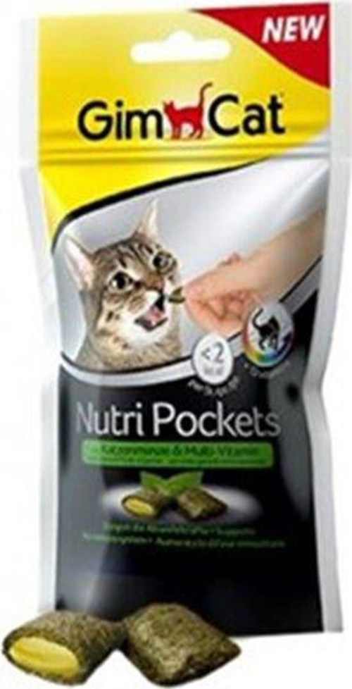 Gim Cat Kedi Ödül Tableti Nutri Pockets Kedi Otu Multivitamin 60 gr