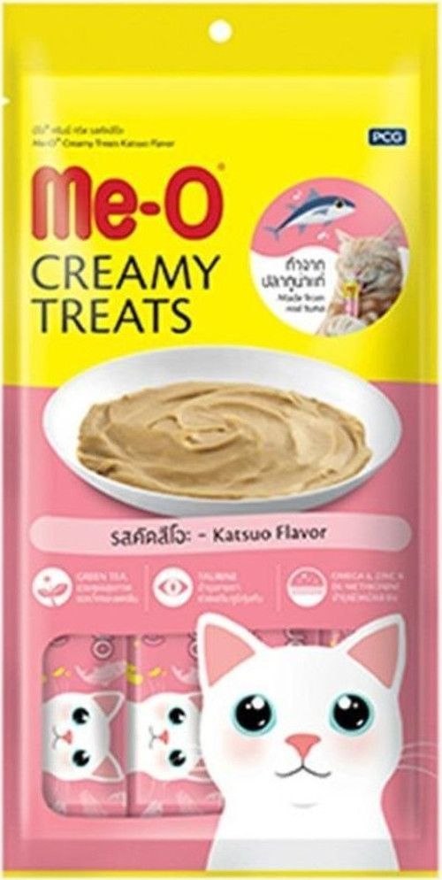 Creamy Çizgili Orkinos Balıklı Sıvı Kedi Ödülü 4x15 Gr