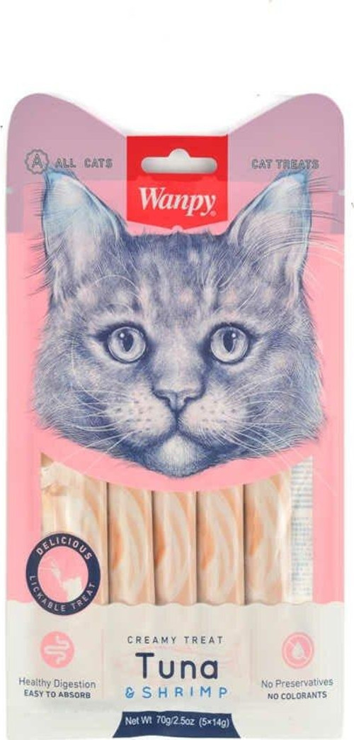 Ton Balığı Ve Karidesli Sıvı Kedi Ödülü 5x14 Gr - KONG