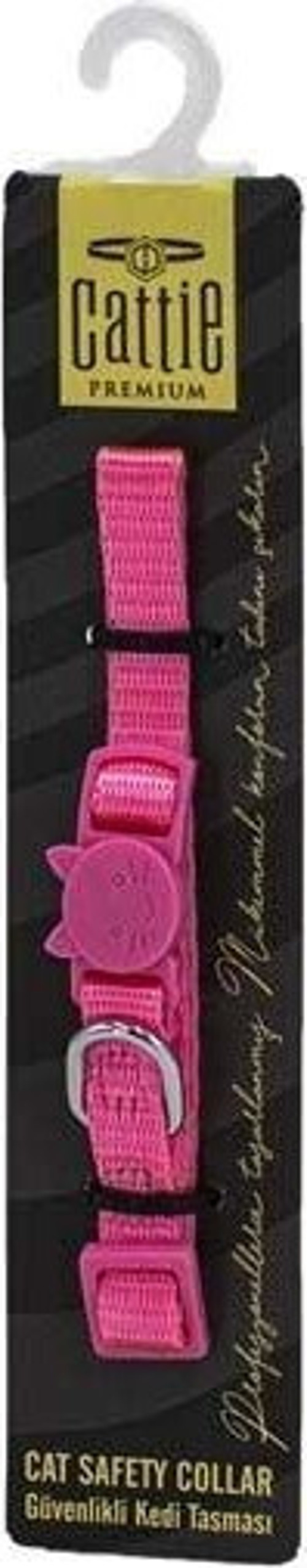 Güvenlik Tokalı Kedi Boyun Tasması Pembe 1x15-25 Cm - KONG