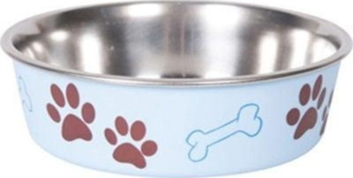 Bella Çelik Mama Kabı Açık Mavi 21 cm 1500 ml - KONG