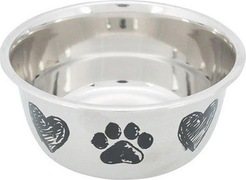 Çelik Köpek Mama ve Su Kabı 1 Lt