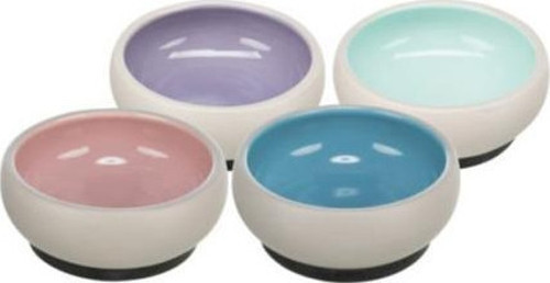 Köpek Mama ve Su Kabı Seramik Kauçuk Kaymaz Tabanlı 0 3lt 11cm - KONG