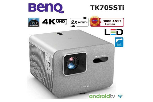 TK705STi 4K Kısa Mesafe Ev Sinema Projeksiyon Cihazı (Google TV, Netflix, Kablosuz)