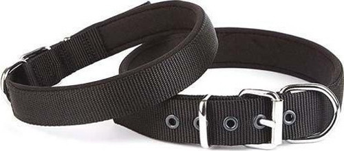 Comfort Dokuma Köpek Boyun Tasması Large Siyah 3x47-55 Cm - KONG