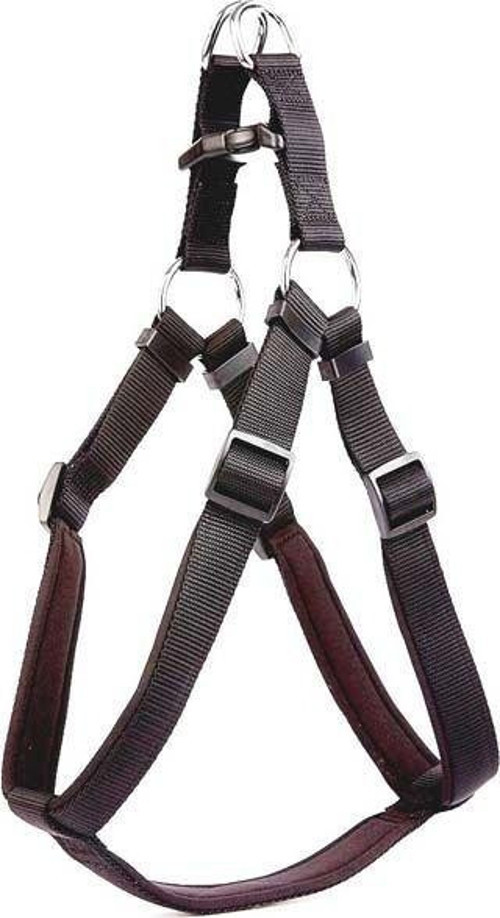 Comfort Dokuma Ronin Köpek Göğüs Tasması XxLarge Siyah 2,5x70-80 Cm - KONG