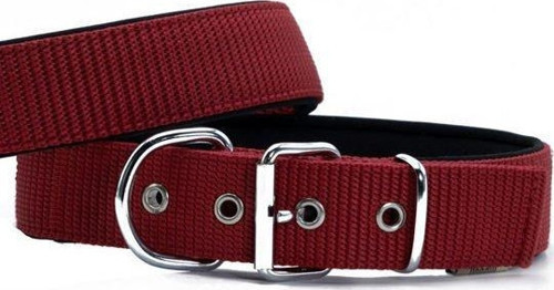 Elit Dokuma Köpek Boyun Tasması Small Kırmızı 4x47-55 Cm