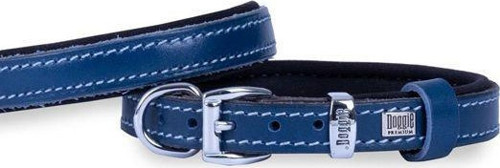 Konfor Deri Köpek Boyun Tasması Medium Royal Mavi 1.5x25-30 Cm