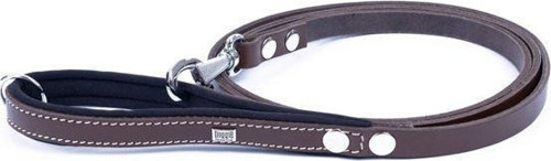 Konfor Deri Köpek Gezdirme Tasması Medium Kahverengi 1.5x150-150 Cm