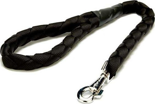 Örgülü Dokuma Köpek Gezdirme Tasması Medium Siyah 2,5-100 Cm - KONG
