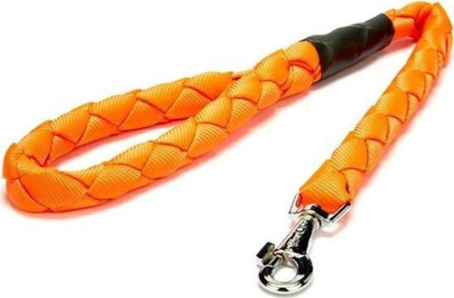 Örgülü Dokuma Köpek Gezdirme Tasması Medium Turuncu 3x100 Cm - KONG