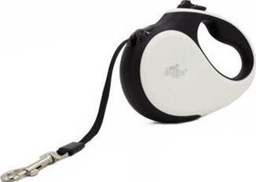 Otomatik Uzatma Tasması Soft Beyaz M-25 Kg 5 Mt