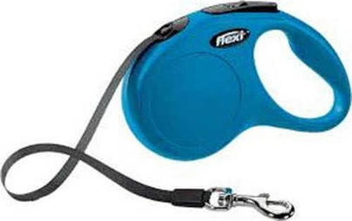 New Classic Şerit Otomatik Gezdirme Tasması(M) 5M Mavi-KONG